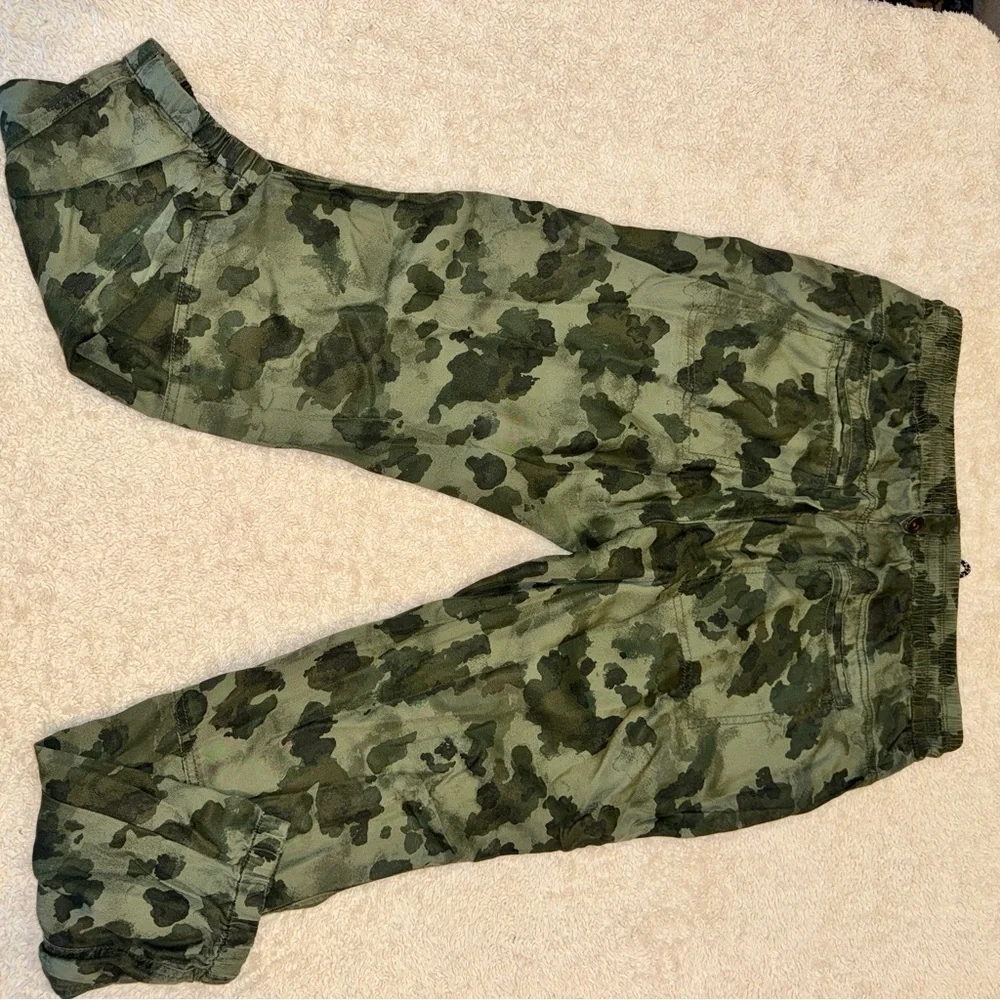 Anthropologie Camo Joggers